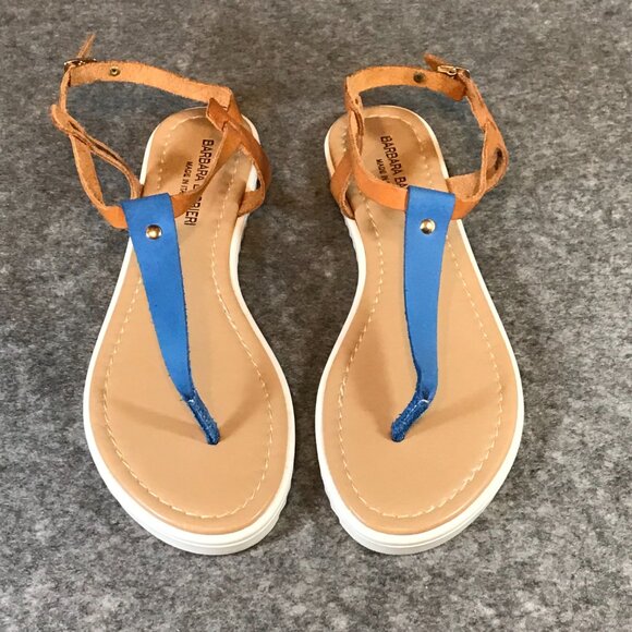 Barbara Barbieri Women's Upper Leather Thong Sandals - Picture 7 of 11